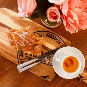 Saffron and Orange Blossom Cake